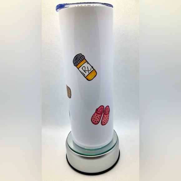 HANDMADE NURSE LIFE 20OZ SKINNY TUMBLER - Picture 3 of 5